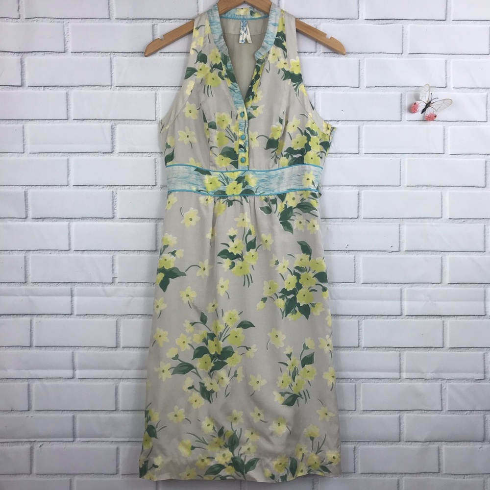 Anthropologie Maeve Floral Collar Sundress 4